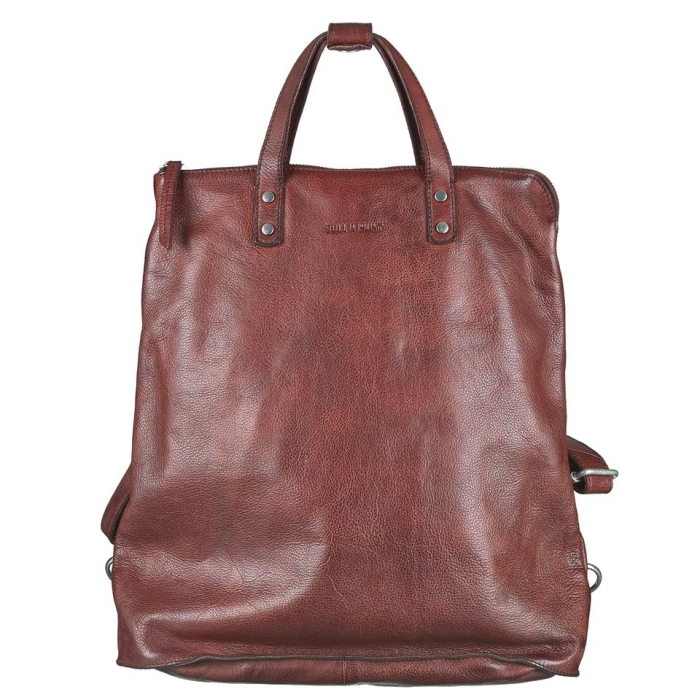 SHOPPER BACKPACK COGNAC